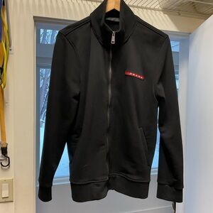 Prada Men's Black Zip-Up Jacket